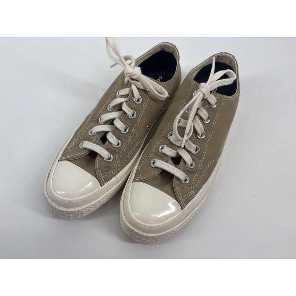 Converse Chuck 70 Low Top Khaki Brown Canvas Sneakers Shoes